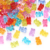  200Pcs Transparent Acrylic Beads MACR-TA0001-36-10