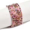Natural Multicolor Tourmaline Beads Strands G-K399-A02-01-1