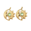304 Stainless Steel Rhinestone Pendants STAS-Z166-24G-08-1