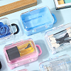 8Pcs 8 Colors Trolley Bag Shaped Plastic Candy Storage Boxes AJEW-SP0002-62-7