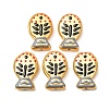 Baking Paint Glass Enamel Beads GLAA-B035-01F-1