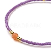 Adjustable Natural Yellow Aventurine Braided Bead Bracelets BJEW-F391-A17-7