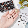 ARRICRAFT 300Pcs 6 Styles Natural & Synthetic Mixed Gemstone Round Beads G-AR0005-82-3