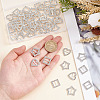 AHADEMAKER 60Pcs 3 Style Alloy Crystal Rhinestone Shoe Decoration FIND-GA0002-81-3