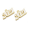 Alloy Enamel Pendants X-PALLOY-T078-03E-1