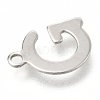Non-Tarnish 201 Stainless Steel Charms X-STAS-C021-06P-G-3