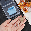 1Pc Adjustable Rhodium Plated 925 Sterling Silver Ring Findings STER-BBC0006-89-3