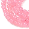 Dyed Natural Malaysia Jade Beads Strands G-G021-02A-28-3