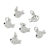 SHEGRACE Brass Micro Pave Cubic Zirconia Pendants XGRQ3D389-488P-2
