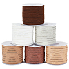   6 Rolls 6 Colors Faux Suede Cord LW-PH0002-30C-1