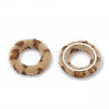 Faux Mink Fur Covered Linking Rings X-WOVE-N009-08D-2