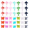 280Pcs 14 Styles Acrylic Beads OACR-TA0003-14-1