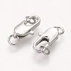 Brass Lobster Claw Clasps KK-KK802-P-2