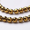 Non-Magnetic Synthetic Hematite Beads Strands X-G-G092-4mm-1-3
