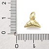 Rack Plating Croissant Brass Pendants KK-M293-02G-3