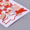 Bowknot Ribbon Pattern Decorative Labels Stickers DIY-L037-B04-2