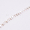 White Acrylic Round Beads Bag Handles FIND-TAC0006-23C-01-2