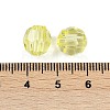 Transparent Acrylic Beads OACR-Q015-02C-3