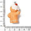 Christmas Theme Opaque Resin Pendants RESI-I336-01P-06-4
