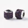 304 Stainless Steel European Beads STAS-F195-086P-10-1