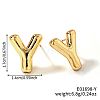 Brass Stud Earrings UV9543-25-1