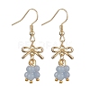 Natural Ang Dangle Earring EJEW-JE05910-1