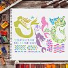 Large Plastic Reusable Drawing Painting Stencils Templates DIY-WH0202-210-6