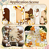 3Pcs 3 Colors Cloth Arch Background Cover for Wedding Party Decor AJEW-DC0004-02-5