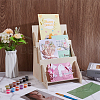 3-Slot Wood Display Risers ODIS-WH0030-177-2