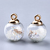 Transparent Glass Globe Pendants X-GLAA-S181-06K-2