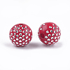 Plating Acrylic Beads PACR-T006-03A-2