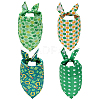 4Pcs 4 Styles Triangle Polyester Pet Handkerchi AJEW-CP0006-08B-06-1