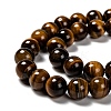 Natural Tiger Eye Round Bead Strands X-G-P072-33-10mm-3