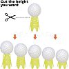 CHGCRAFT 17Pcs Plastic Golf Tee AJEW-CA0001-42-3