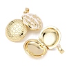 Brass Enamel Locket Pendants KK-G543-01G-01-2