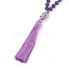 Tassel Pendant Necklaces NJEW-P191-A05-3