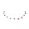 Natural Mixed Gemstone Chips Beaded Necklace NJEW-JN04234-5