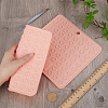 2Pcs Square Silicone Hot Mats for Hot Dishes AJEW-GF0008-26C-3