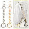 WADORN 2Pcs 2 Colors Iron Cable Chain Purse Strap Extenders IFIN-WR0001-11-6