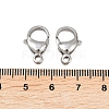 Tarnish Resistant 304 Stainless Steel Lobster Claw Clasps STAS-G035-I-5