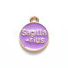Alloy Enamel Pendants X-ENAM-S124-01A-01F-3