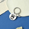 Alloy & 201 Stainless Steel Keychain KEYC-YW00102-08-1