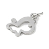 Non-Tarnish 304 Stainless Steel Pendants STAS-L279-001P-07-2
