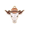 Western Cowboy Theme Alloy Enamel Pendants FIND-V001-04G-03-1