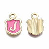 Alloy Enamel Charms ENAM-T012-03J-RS-3