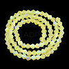 Imitate Austrian Crystal Bicone Frosted Glass Beads Strands GLAA-F029-TM2mm-A21-3