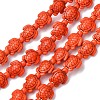 Dyed Synthetic Turquoise Beads Strands G-M152-07-B-2