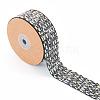 10 Yards Polyester Ribbon with Metallic Trimming OCOR-TAC0034-01-11