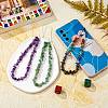 Natural Obsidian Chips Cell Phone Lanyard Wrist Strap HJEW-SW00018-04-6
