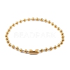 Ion Plating(IP) 304 Stainless Steel Ball Chain Necklaces for Women NJEW-G135-01B-G-1